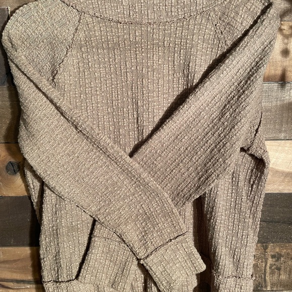 Vince Camuto Taupe Textured Cardigan - Picture 6 of 7